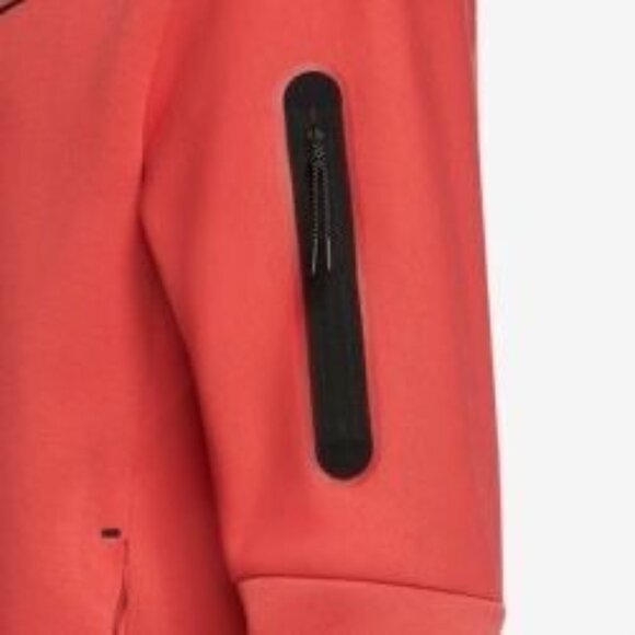 Nike Tech Fleece Pullover Hoodie Orange Mens 2XL - Picture 5 of 6